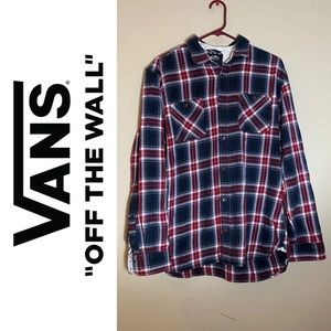 Vans Navy and Red Flannel (Men’s)